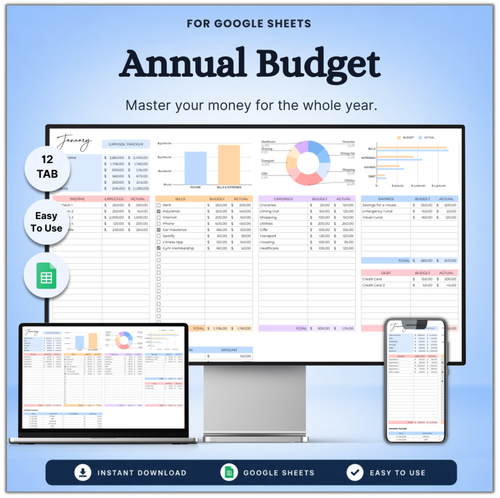 Annual Budget GigaSheets