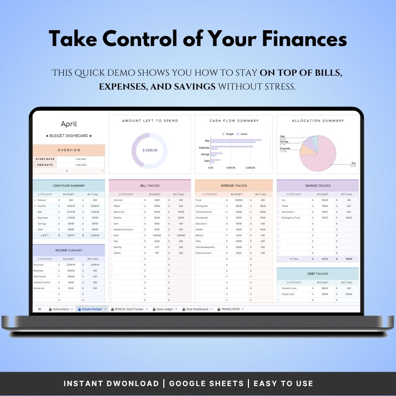 Watch the Simple Budget Tracker walkthrough